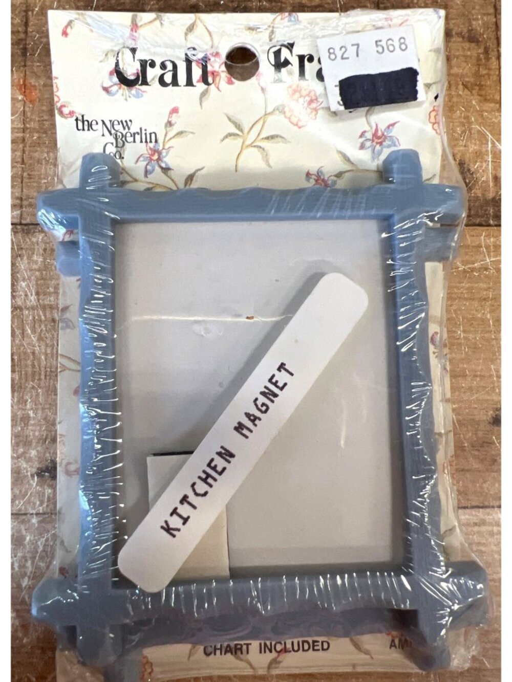 Patchwork Star Cross Stitch Kit With Magnet Frame By The New Berlin Co.
